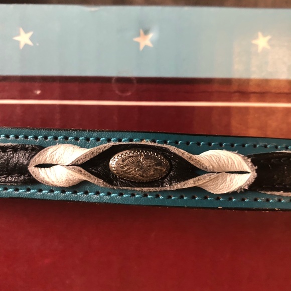 MISS RODEO USA By Acme turquoise boots with belt! - Picture 15 of 16